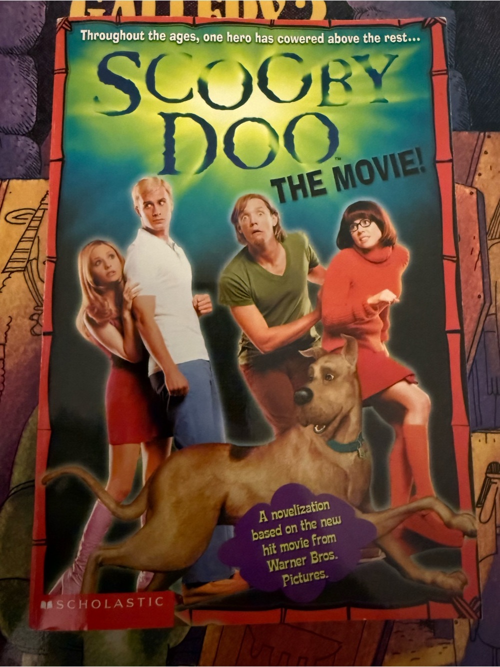 Scholastic Scooby-Doo The Movie Novelization - Bright Green & Red Cover
